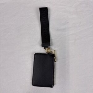 Case-Mate Essential Wristlet Set Wallet Black Saffiano Vegan Leather Universal
